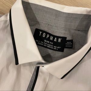 Top man White button down